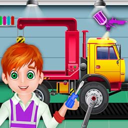 儿童汽车修理店游戏