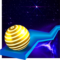 天空滚动球游戏