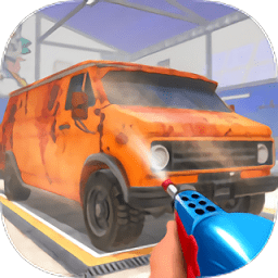 电动洗车清洁模拟器游戏(power car wash simulator)