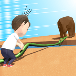 人与熊拔河游戏