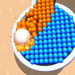 解压染色球游戏