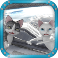 逃离猫咪的宇宙船游戏