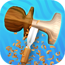 休闲解压木头粉碎游戏