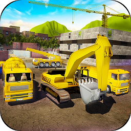 我的小镇挖掘机建造游戏