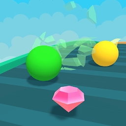 双球扭转跑酷游戏(twistedballs)