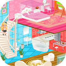 复式娃娃屋装扮公主房游戏